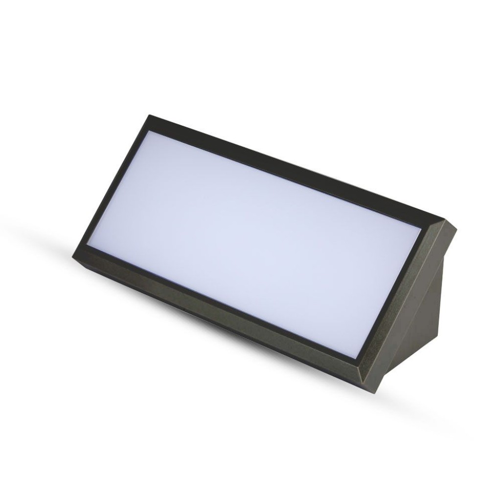 V-TAC Lampada LED da Muro Angolare 12W Colore Nero 4000K IP65 - Acwild